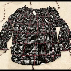 Brand new off the shoulder Talbots top